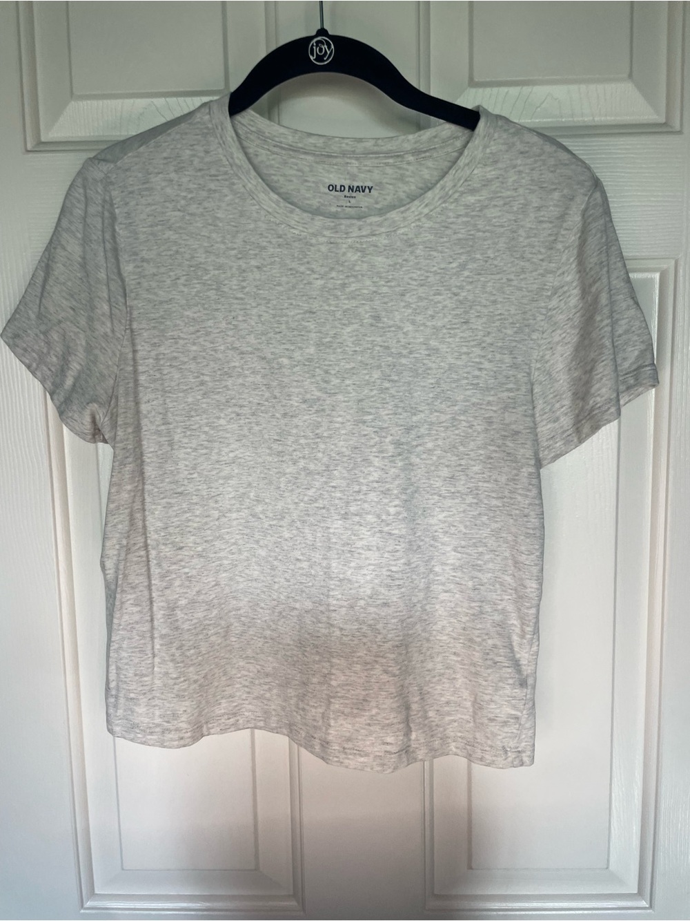 Old Navy Heather Light Gray Long Sleeve Tee